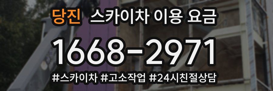 당진 스카이차 이용 요금