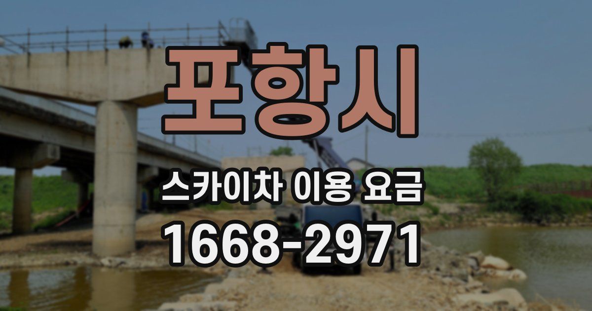 포항시 스카이차 이용 요금