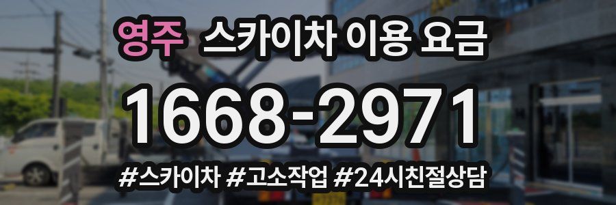 영주 스카이차 이용 요금