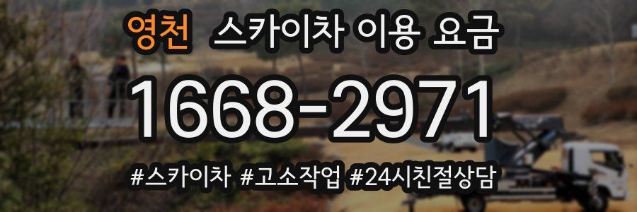 영천 스카이차 이용 요금