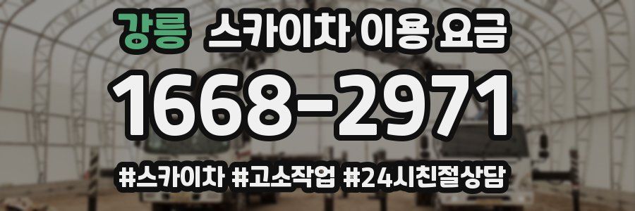 강릉 스카이차 이용 요금