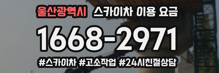 울산광역시 스카이차 이용 요금