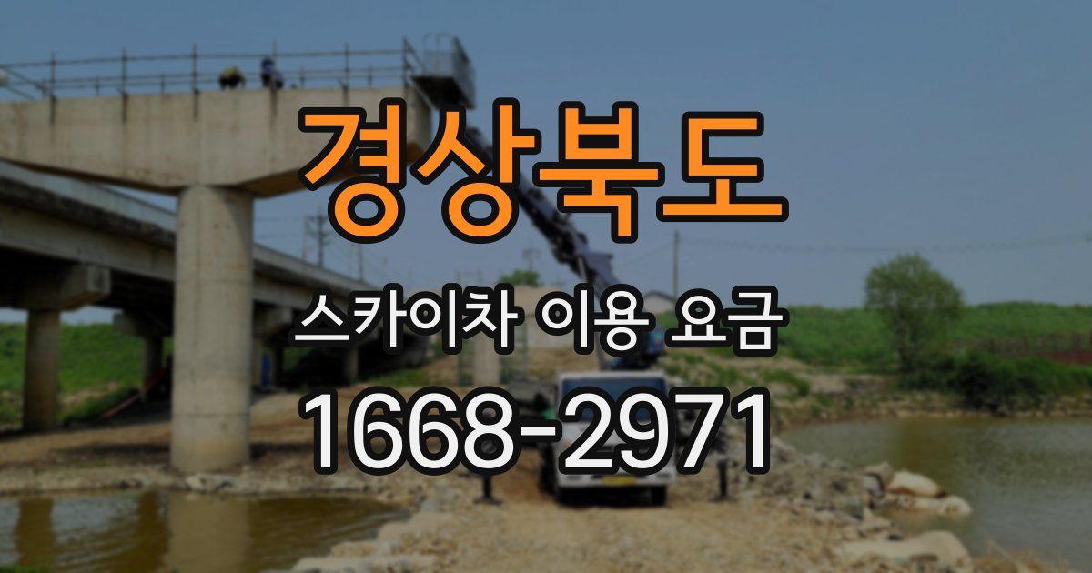 경상북도 스카이차 이용 요금