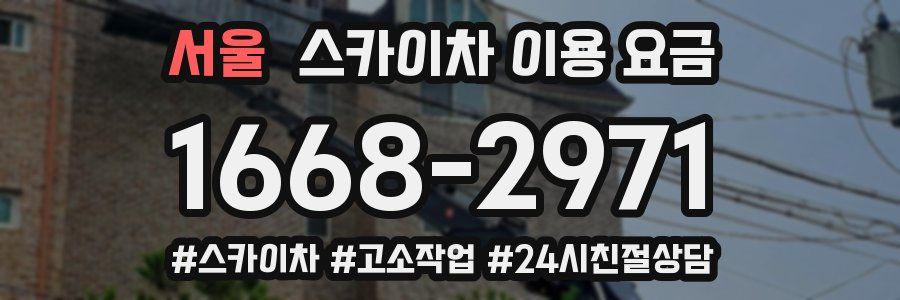 서울 스카이차 이용 요금