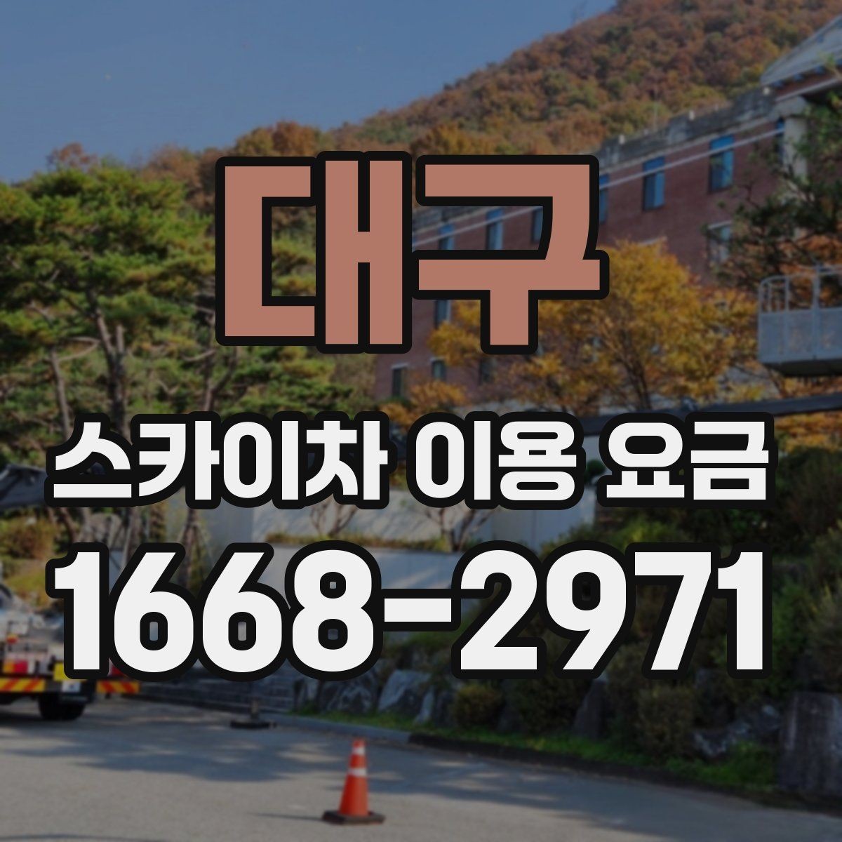 대구 스카이차 이용 요금 계산에서 빠지기 쉬운 항목