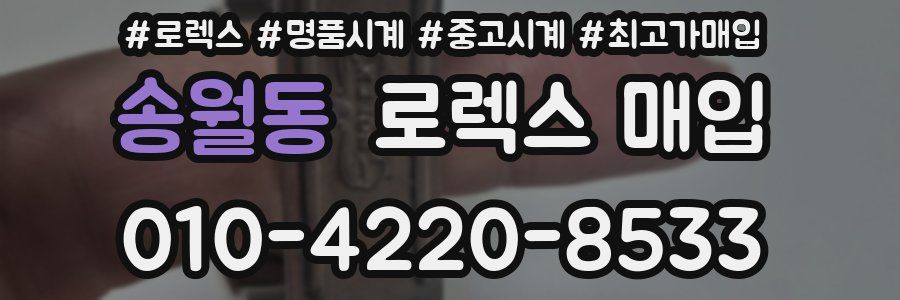 송월동 로렉스 매입