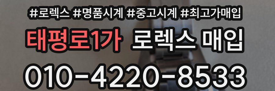 태평로1가 로렉스 매입