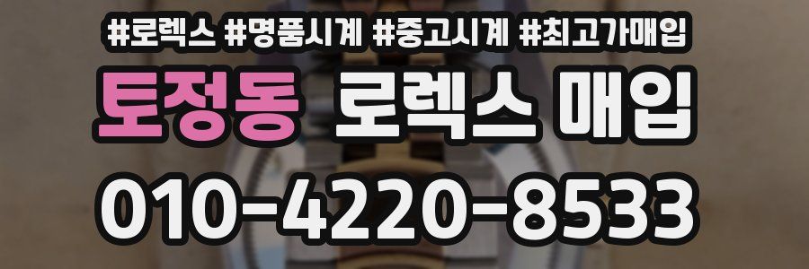 토정동 로렉스 매입