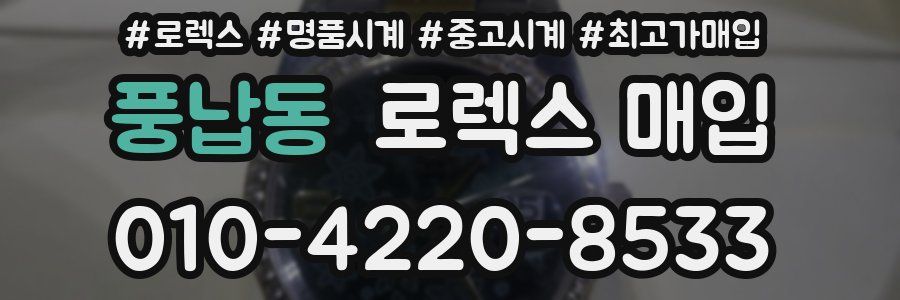 풍납동 로렉스 매입