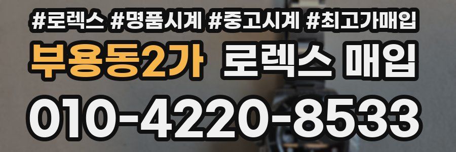 부용동2가 로렉스 매입