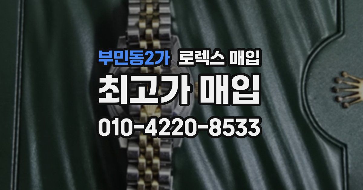 부민동2가 로렉스 매입
