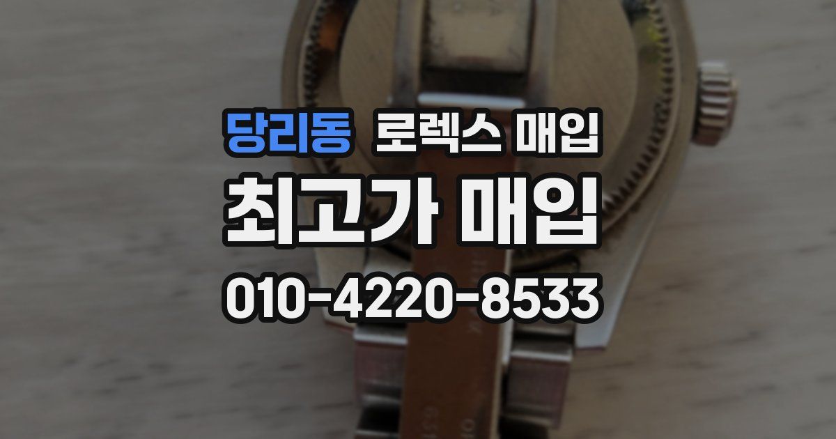 당리동 로렉스 매입