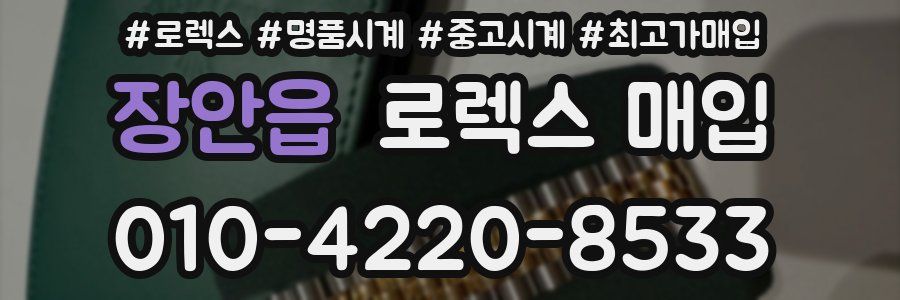 장안읍 로렉스 매입