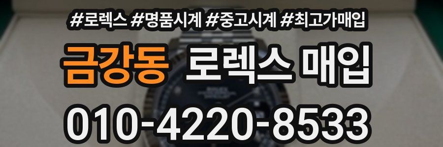 금강동 로렉스 매입