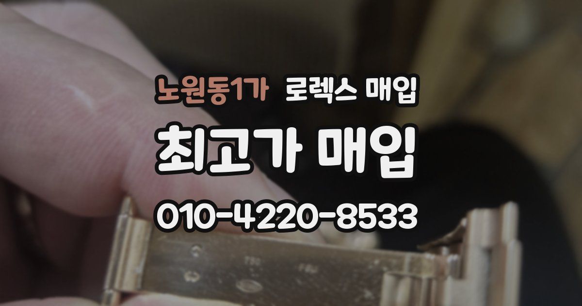 노원동1가 로렉스 매입