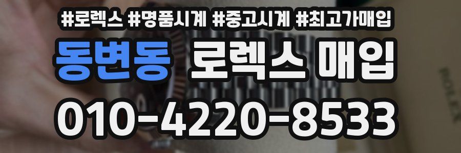 동변동 로렉스 매입