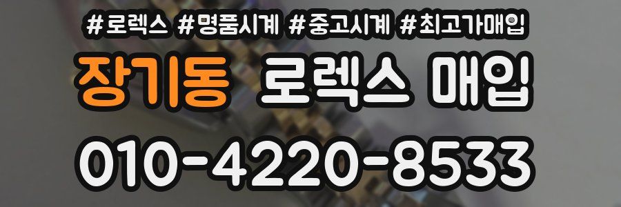 장기동 로렉스 매입