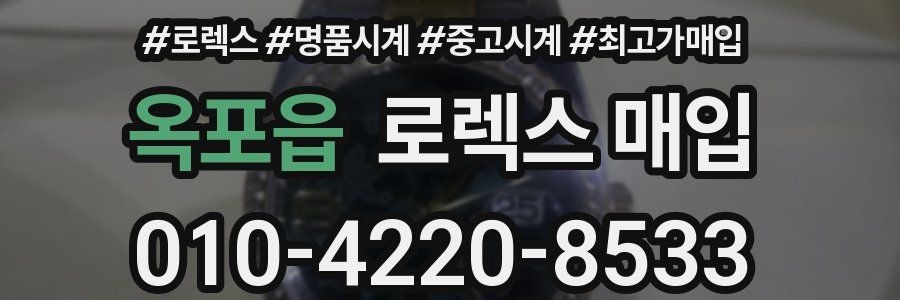 옥포읍 로렉스 매입