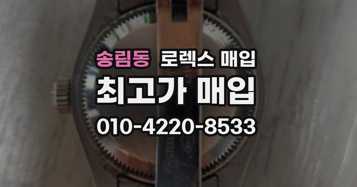 송림동 로렉스 매입