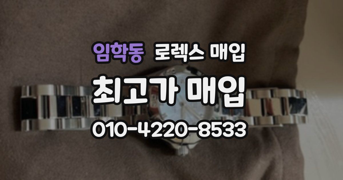 임학동 로렉스 매입