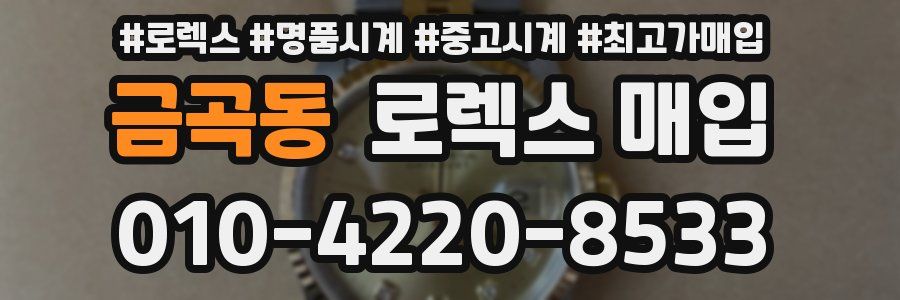 금곡동 로렉스 매입