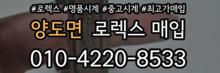 양도면 로렉스 매입