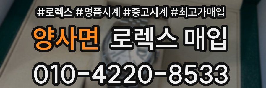 양사면 로렉스 매입