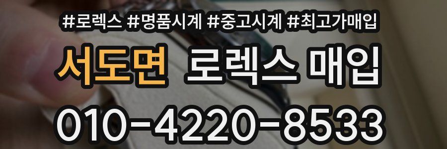 서도면 로렉스 매입