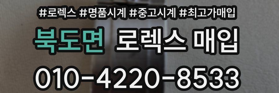 북도면 로렉스 매입