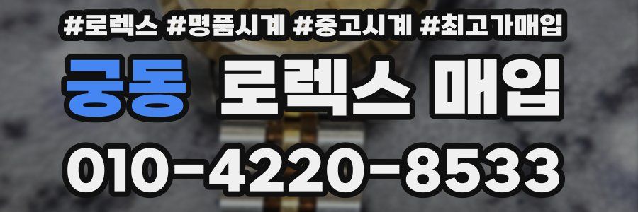 궁동 로렉스 매입