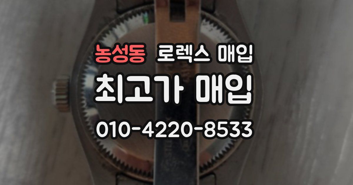농성동 로렉스 매입