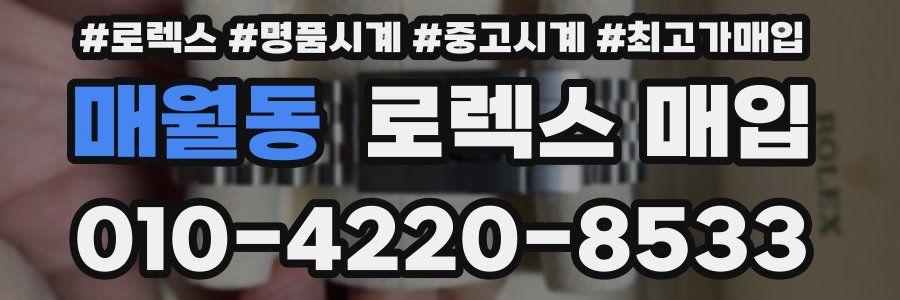 매월동 로렉스 매입