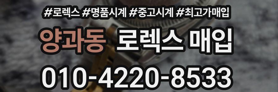 양과동 로렉스 매입