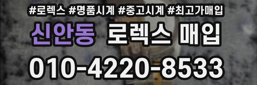 신안동 로렉스 매입