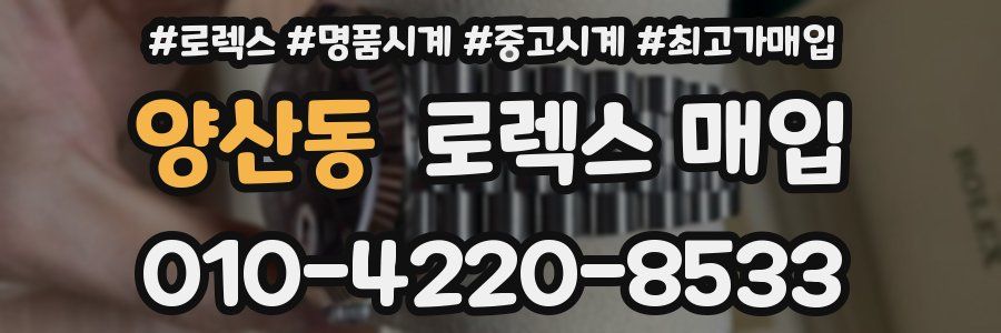 양산동 로렉스 매입