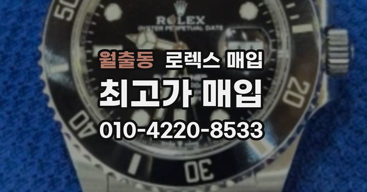 월출동 로렉스 매입