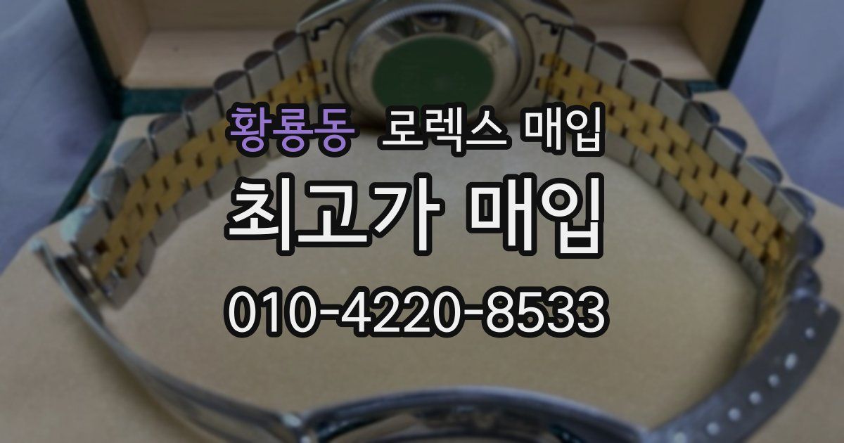 황룡동 로렉스 매입