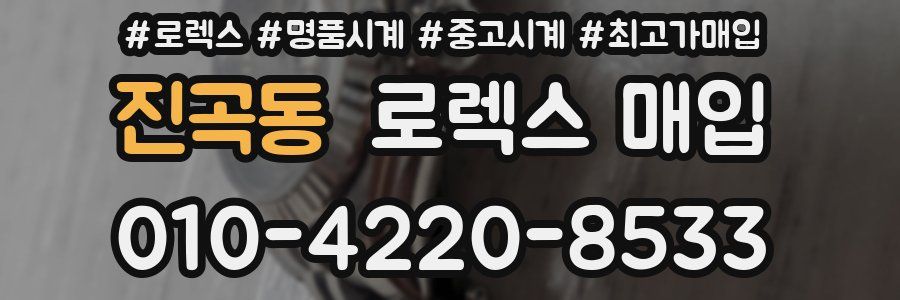 진곡동 로렉스 매입