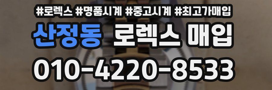 산정동 로렉스 매입