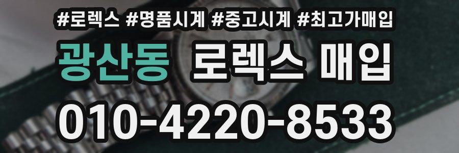 광산동 로렉스 매입