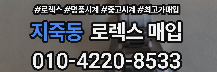 지죽동 로렉스 매입