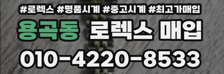 용곡동 로렉스 매입