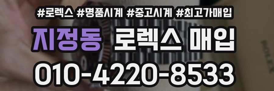 지정동 로렉스 매입