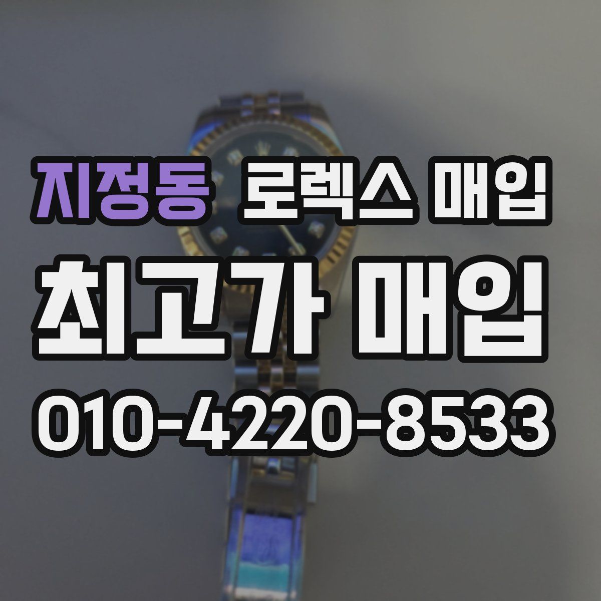 지정동 로렉스 매입