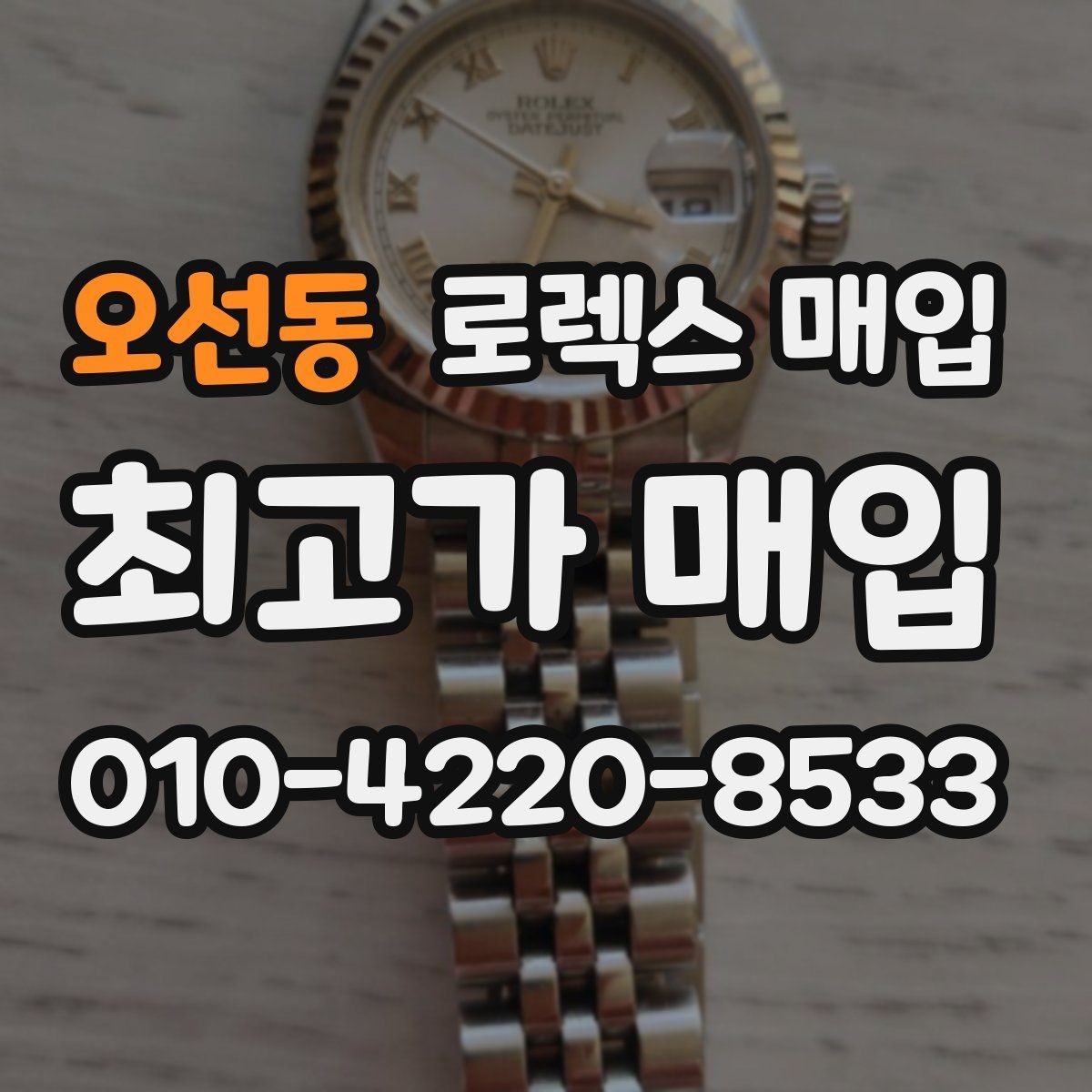 오선동 로렉스 매입 레퍼런스 번호로 정확히 조회하는 방법