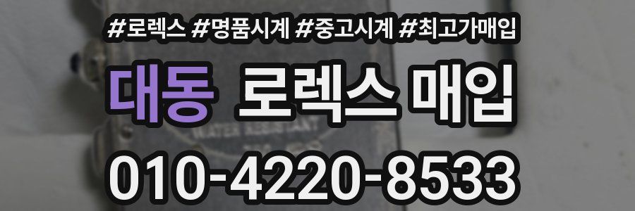 대동 로렉스 매입