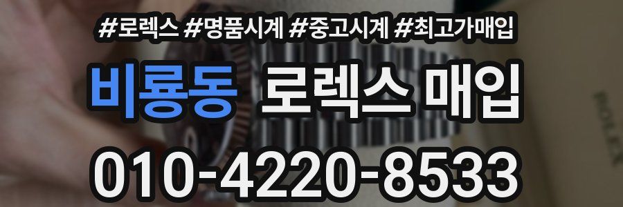 비룡동 로렉스 매입
