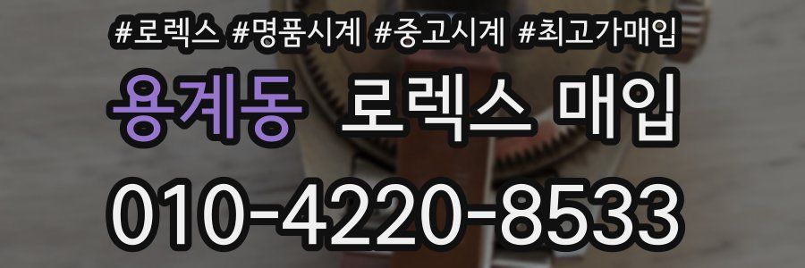 용계동 로렉스 매입