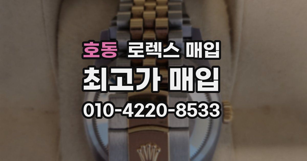 호동 로렉스 매입