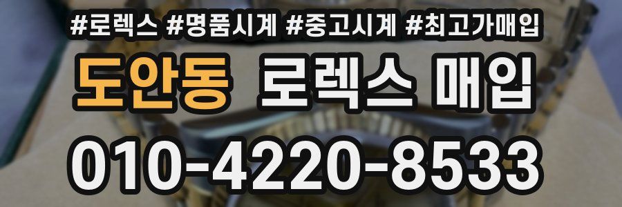 도안동 로렉스 매입